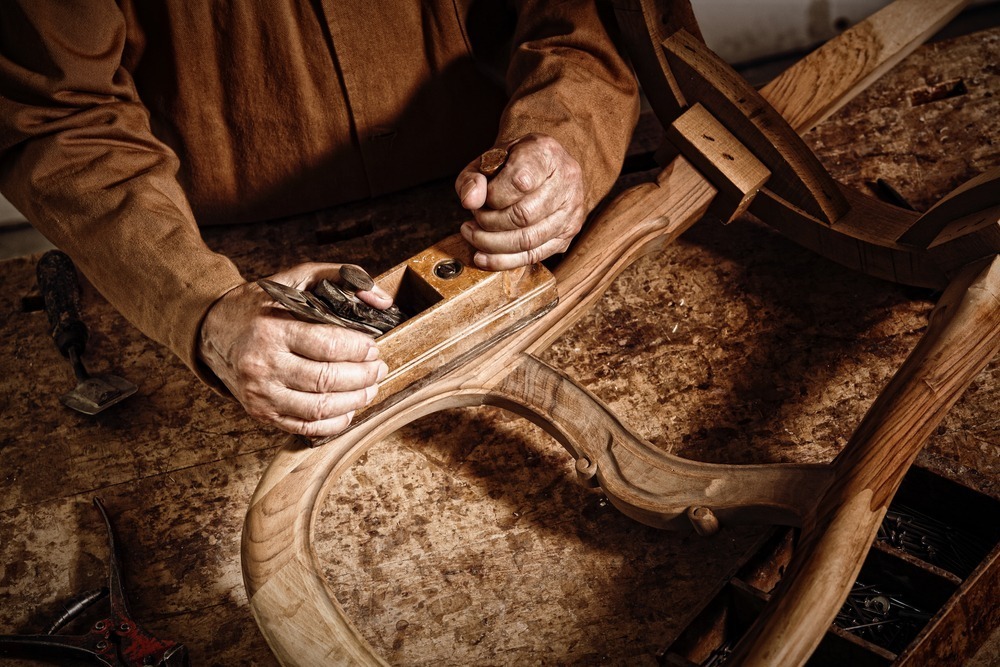 Wood working dad