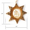 Raindeer Wooden Christmas Tree Ornament