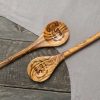 Olive wooden spoons for 3rd place