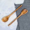 Custom Engraved Olive Wood Spoon