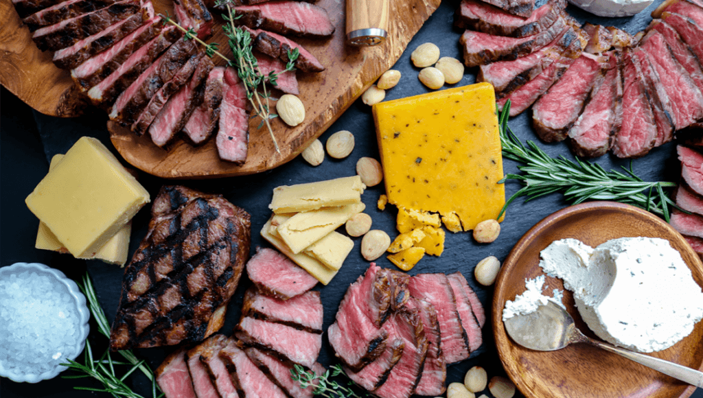 Steak Charcuterie Board Ingredients