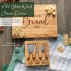 Personalized Olive Wood Cutting Board with logo