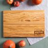Personalized Olive Wood logo cutting boards